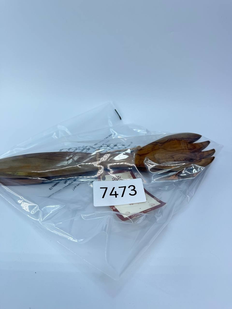 Arte Legno Olive Wood Utensils Set 2 Italy Spoon Fork Spatula Kitchen Tool